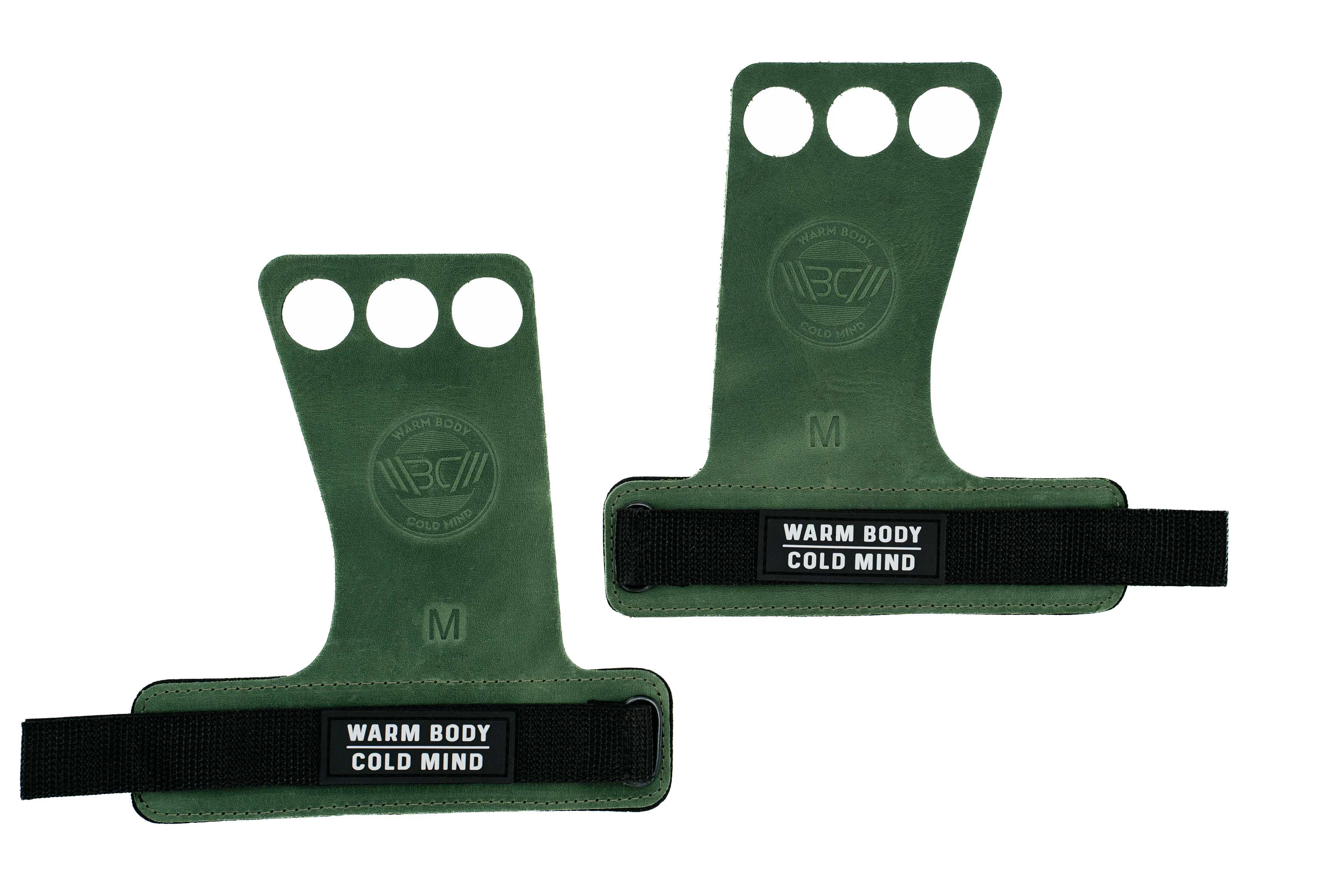 Leather Hand Grips PRO Green - Image 3