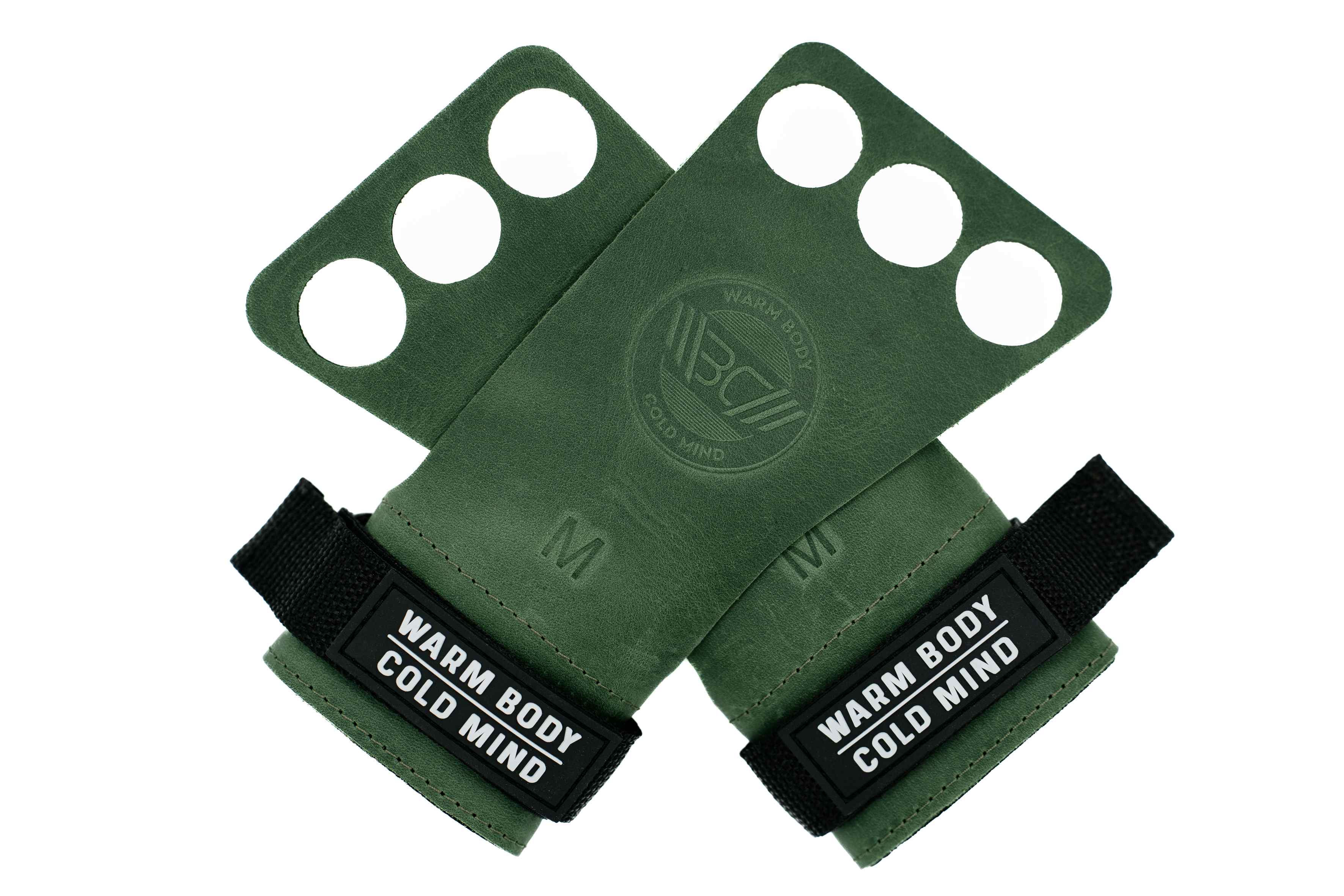 Leather Hand Grips PRO Green - Image 5
