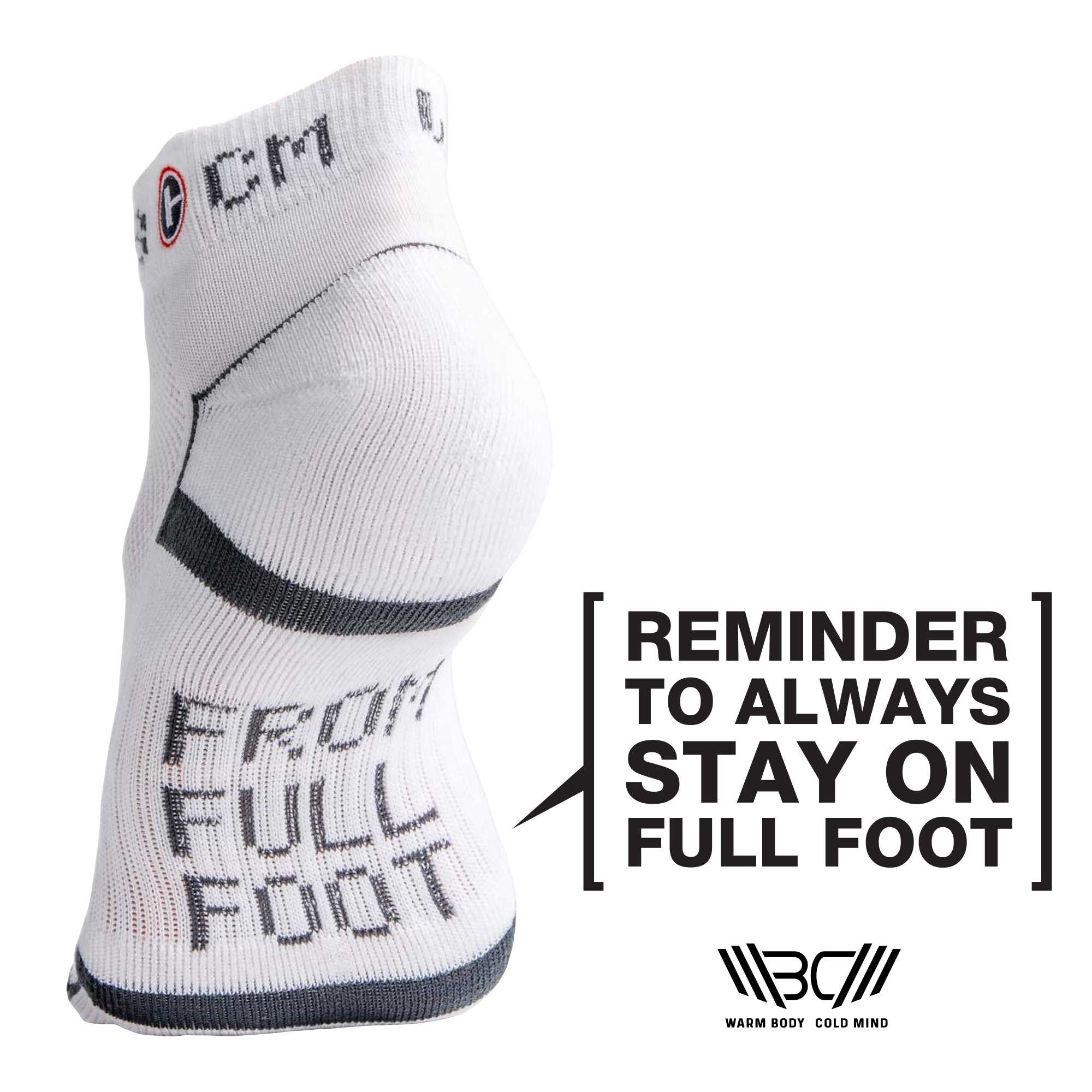 Short Training Socks White - Image 4