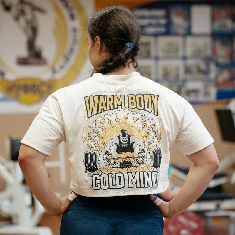 Women's Cropped T-shirt - Lift Off - Image 4