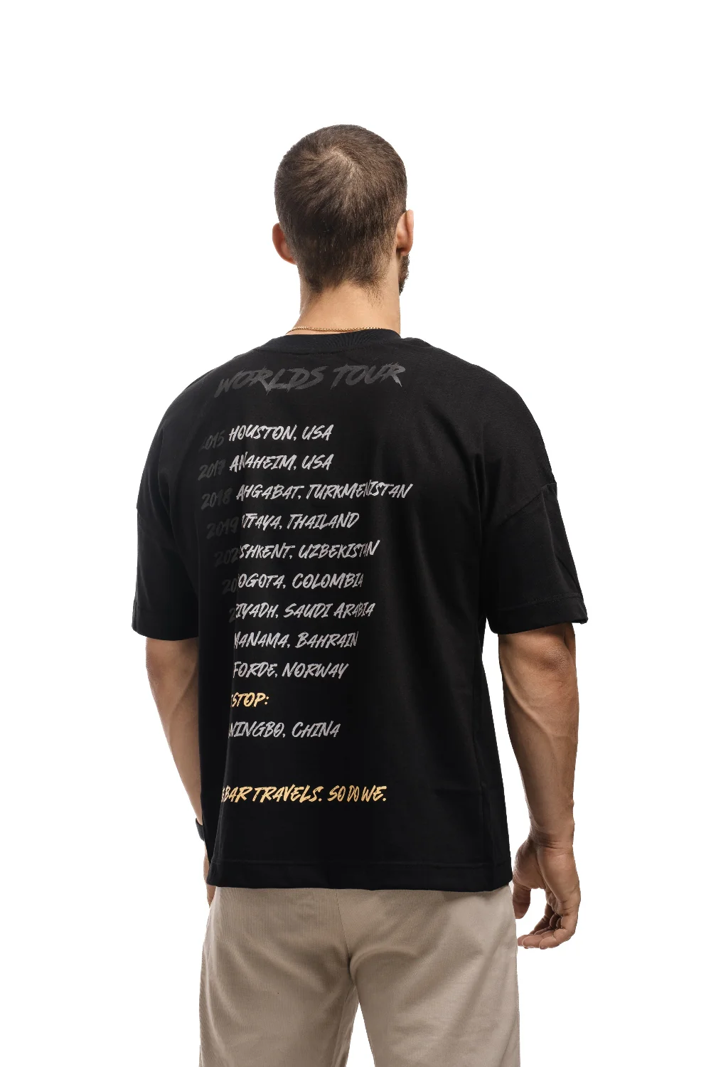 World’s Tour Oversize T-shirt - Limited Edition - Image 3